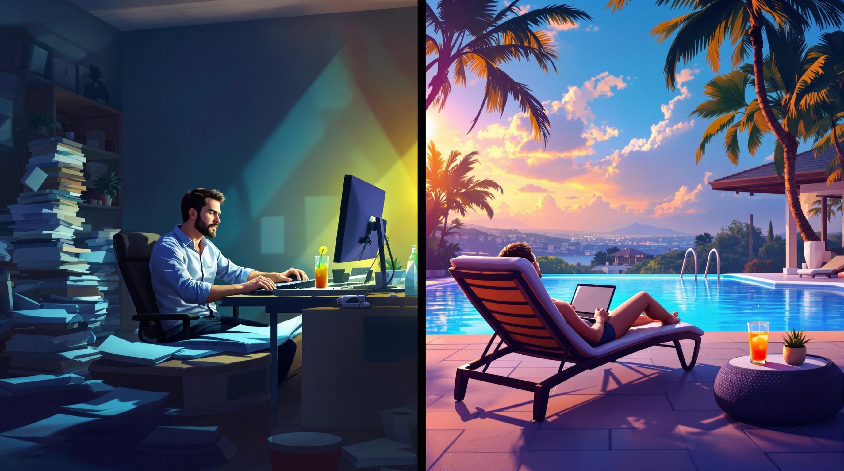 How to Create Two-Panel Comparison Slideshows for TikTok